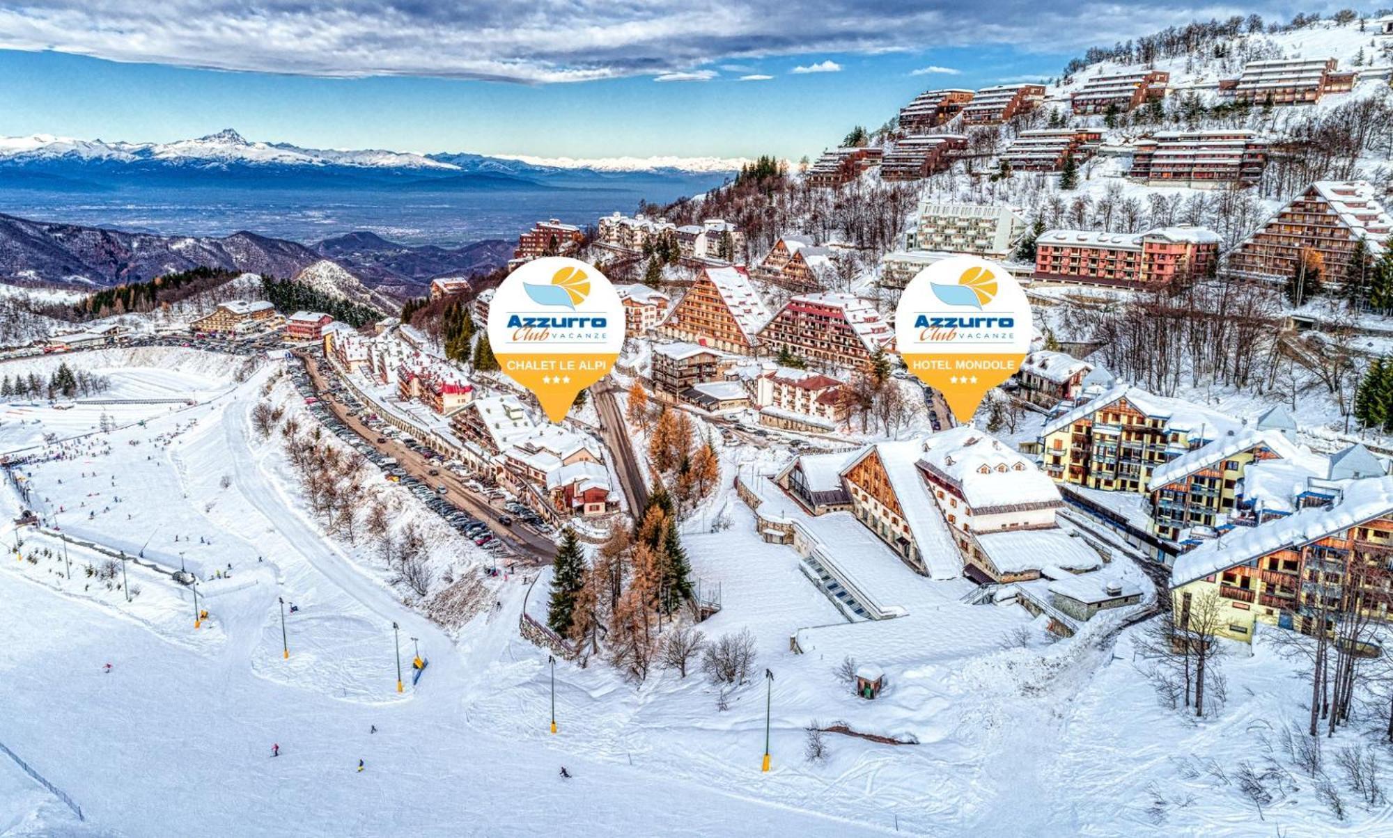 Chalet Le Alpi - Azzurro Club プラート・ネヴォソ エクステリア 写真